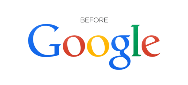 logo cũ và mới của google