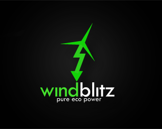 thiết kế logo từ cối xay gió