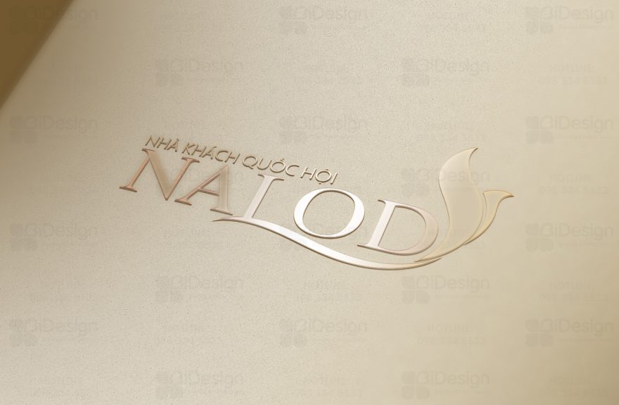 Quy trình thiết kế logo, thiết kế Logo nhà khách quốc hội Nalod, thiết kế logo khách sạn Nalod